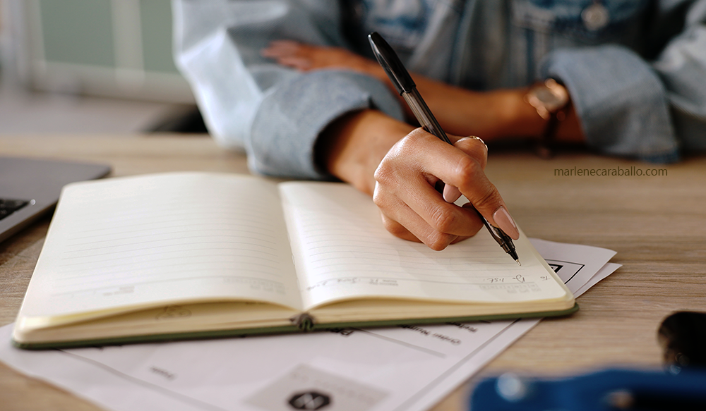 woman creating strategic divorce plan